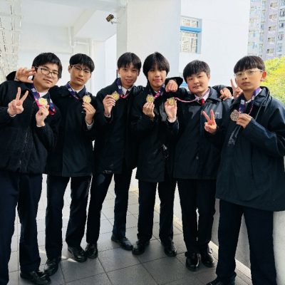 20241212_2C程梓垣、2C甘紫烽、2C黃烜崇、2C李松霖、2C陸健平、1B李文科男子丙組4X100米季軍2024-2025 中國香港學界體育聯會大埔及北區中學分會中學校際田徑比賽